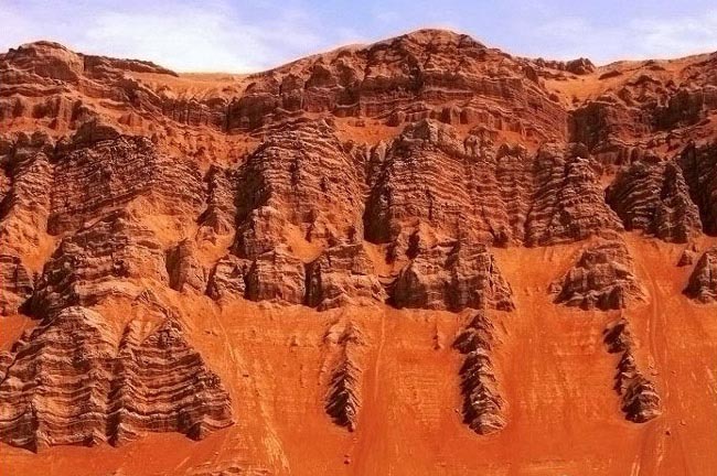 Flaming Mountains